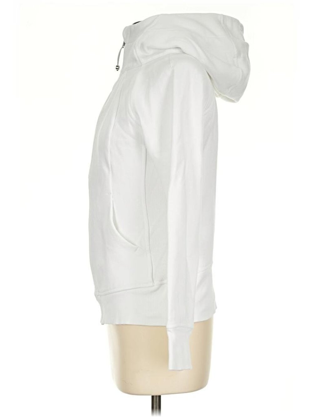 Excellent Condition White Lululemon Athletica Scuba Jacket Hoodie Fleece Sz 4 - Picture 6 of 14